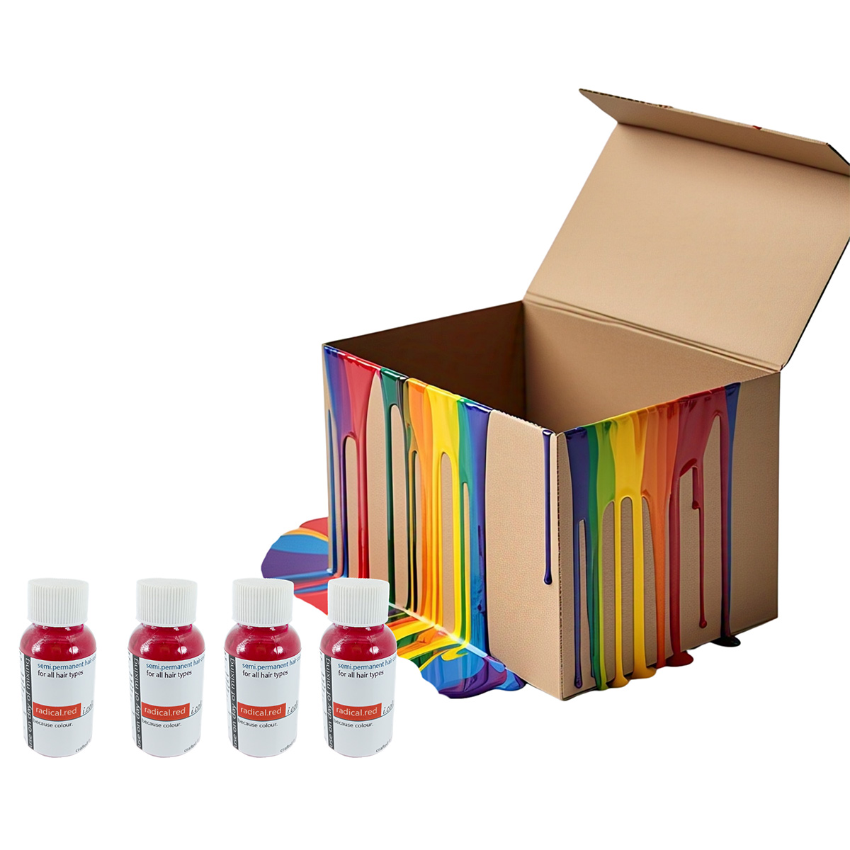 i.colour.me - box of 4 x 50ml - Single colour