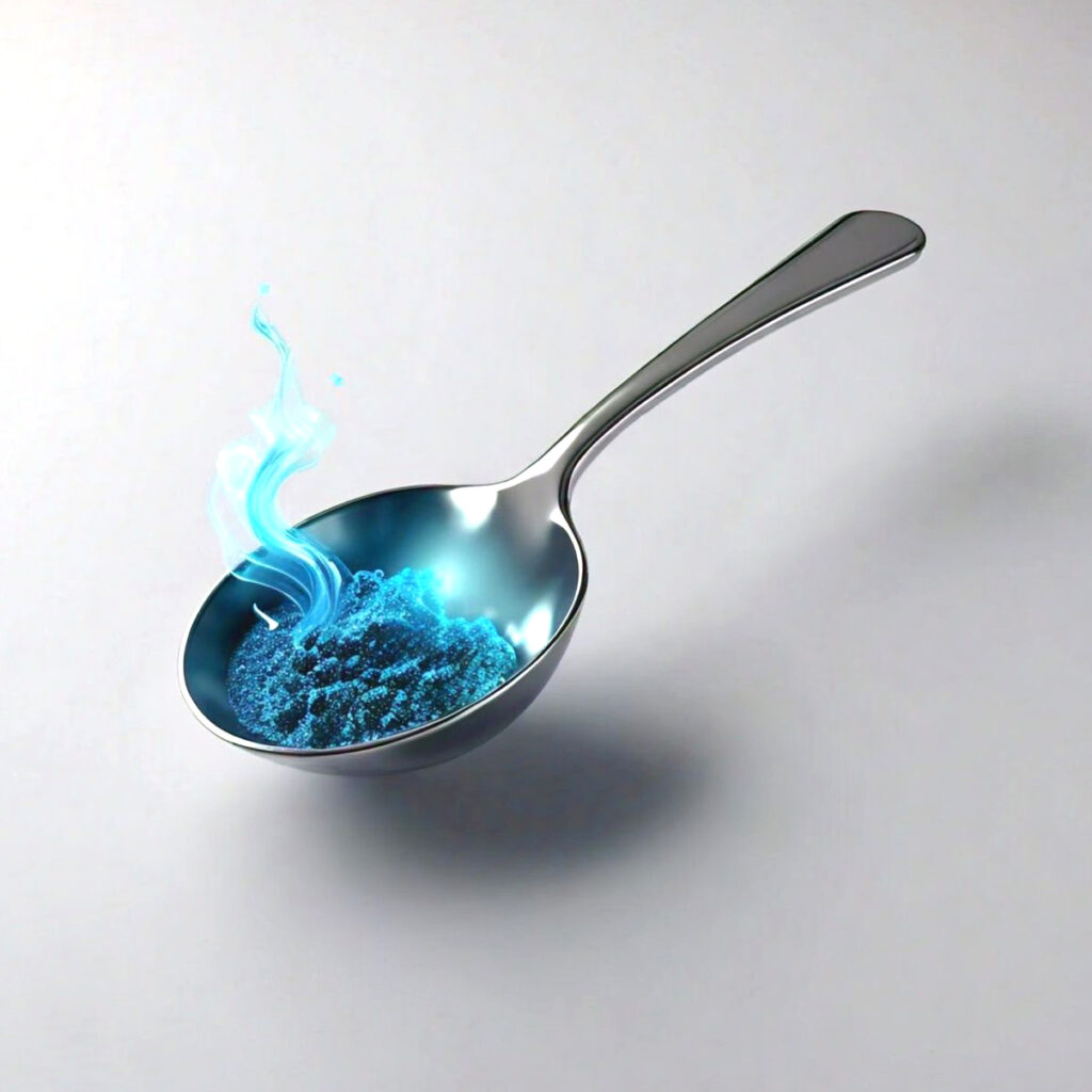 spoon full of powder